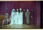 Models pose at fashion show