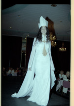 A model posing on runway