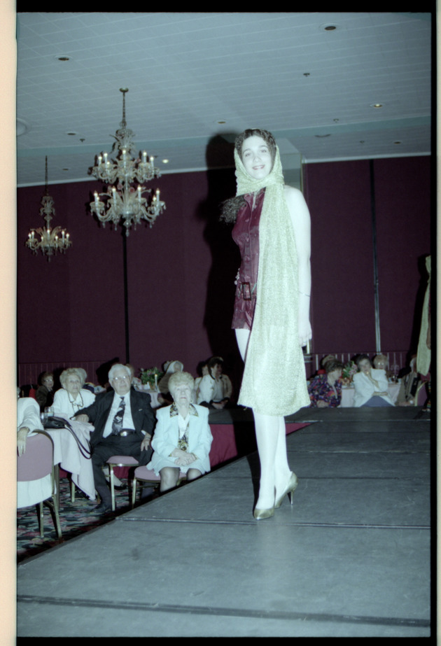 Model on runway - Recto Photograph