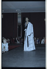 Model on runway