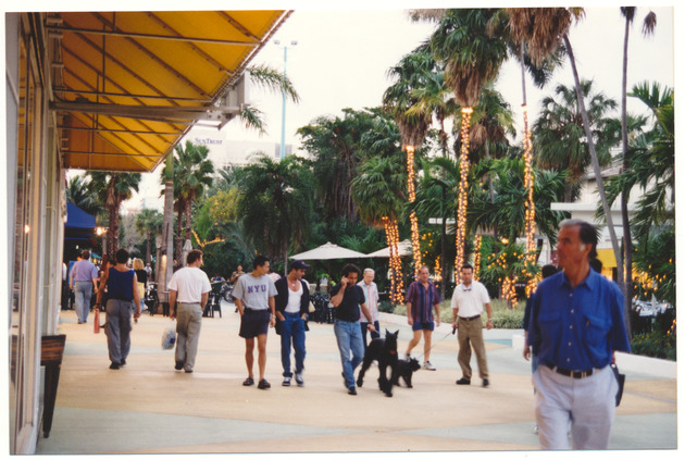 Pedestrians on Lincoln Road