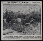 Smaller Craft Blown into Roadway