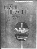 City of Miami Beach Florida Annual Report, 1926