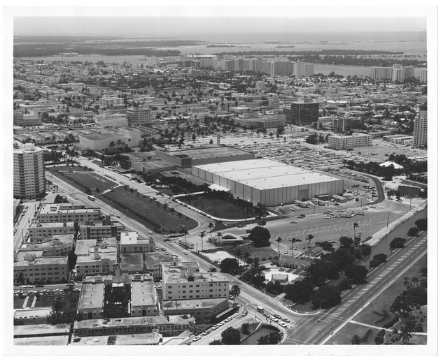 Jackie Gleason Theatre of the Performing Arts aerial view - Recto Photograph