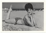 Diane Varga - promotional modeling beach scene