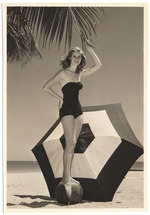 Alta Whipple - promotional modeling beach scene