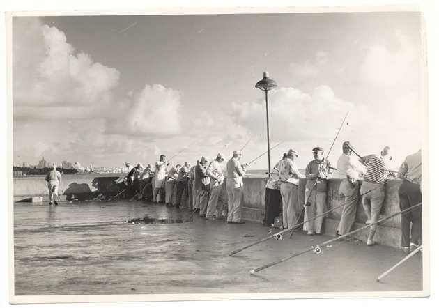 Fishing on a Cloudy Day Friendship Corner pier
