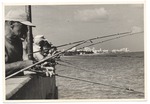 Fishing off the pier at Friendship Corner
