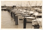 Docked boats on a Lightly Clouded Day