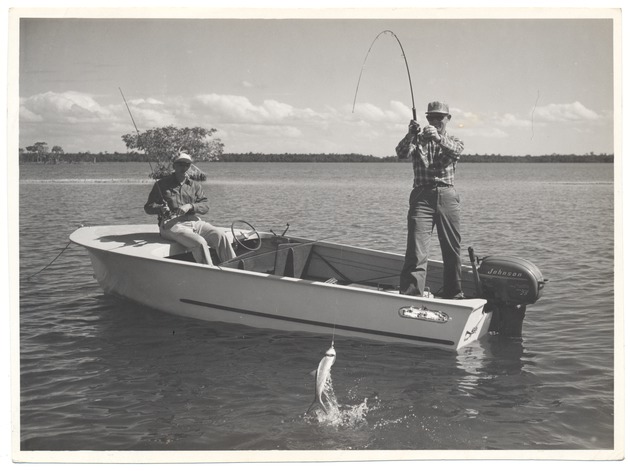 Drift fishing from a boat
