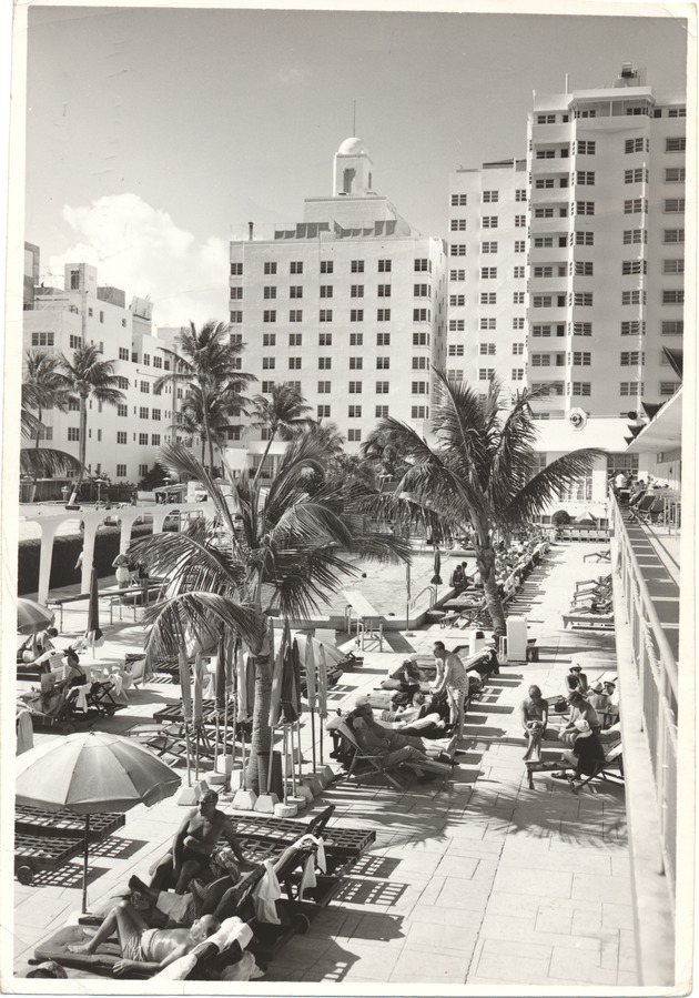 Flamingo Hotel pool scene