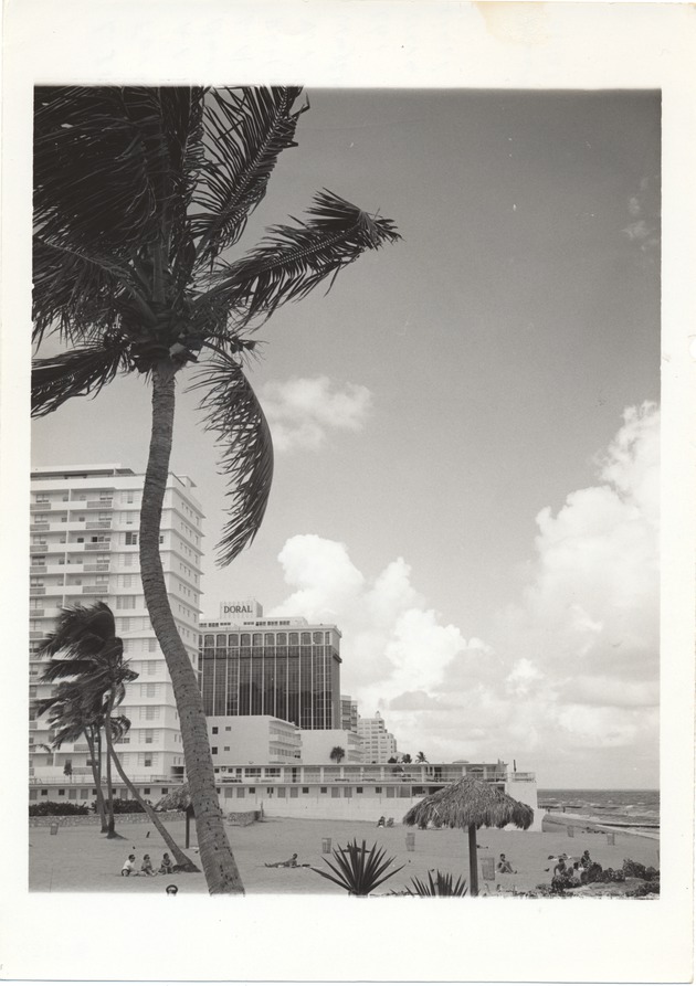 North of the Fontainebleau, showing the Doral Hotel from the south - 