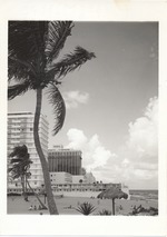 North of the Fontainebleau, showing the Doral Hotel from the south