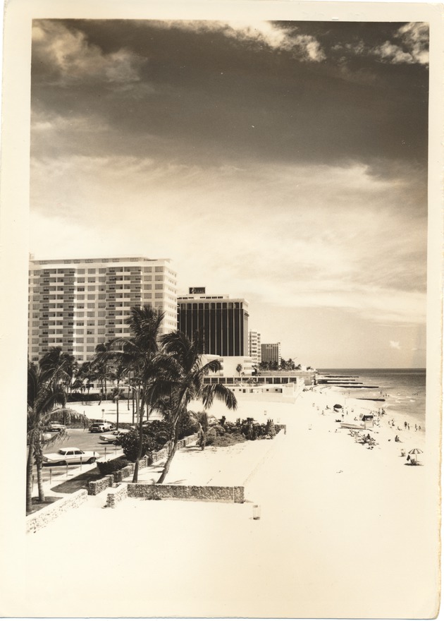 North of the Fontainebleau, showing the Doral Hotel from the south - 