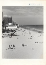 North of the Fontainebleau, showing the Doral Hotel from the south