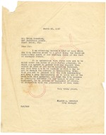 Letters, documents, and receipts re abandoned cars after the 1926 hurricane