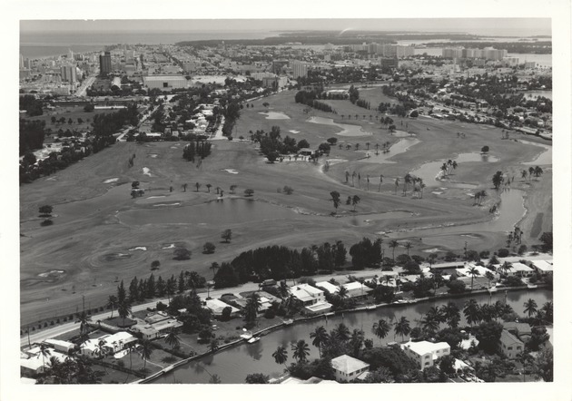 The Greens of Bayshore Municipal Golf Course from the sky - 