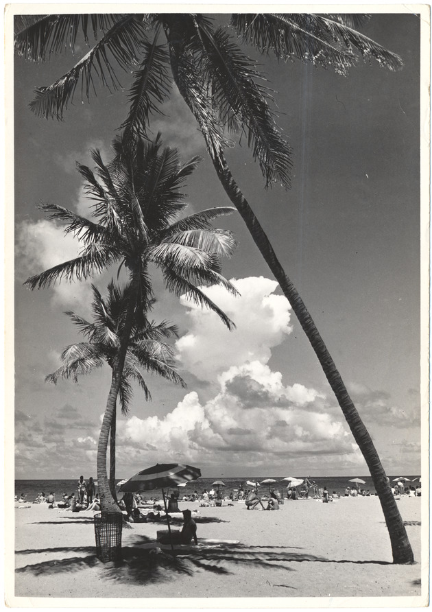Beach scene, July 1955 - 
