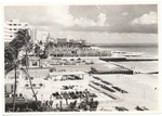 Hotel pools and piers along the beach, September 1950