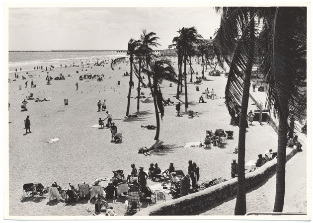Lummus Park and the beach, February 1961 - 