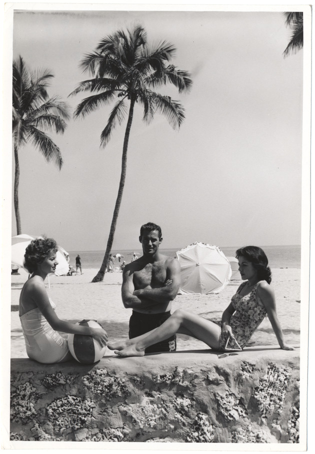 Beach scene, February 1960 - 