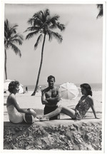 Beach scene, February 1960