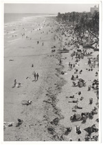 Beach scene, March 1960