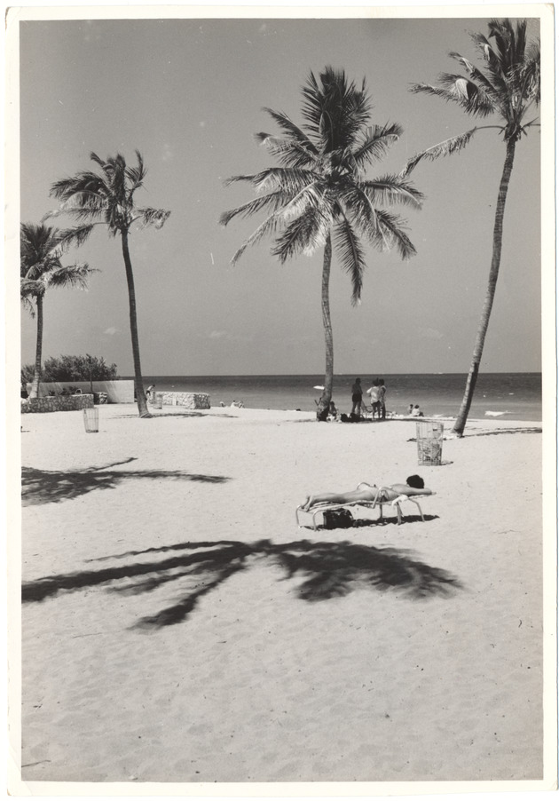 Beach scene, July 1956 - 