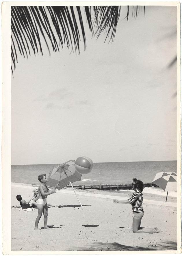 Beach scene, March 16, 1955 - 