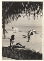 Beach scene, June 1956
