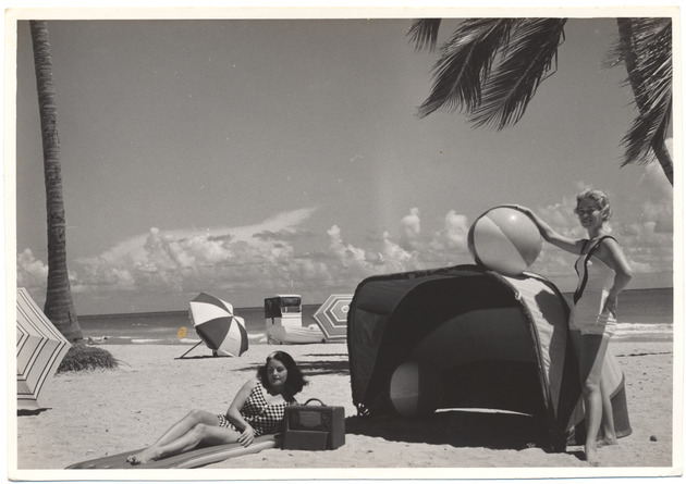 Beach scene, September 1957 - 