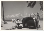 Beach scene, September 1957