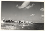 Miami Beach shoreline looking north from Fishing Pier, October 1953