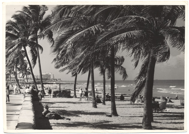 Beach scene, June 1956 - 