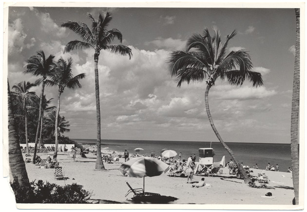 Beach scene, February 1957 - 