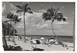 Beach scene, February 1957