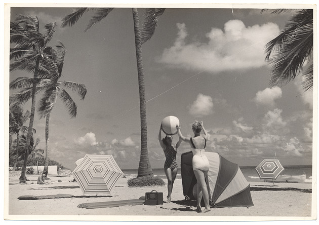 Beach scene, September 1957 - 