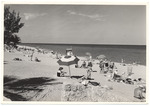 Beach scene, June 1956