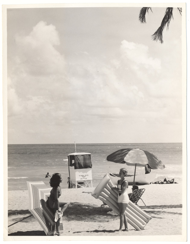 Beach scene, September 1957 - 