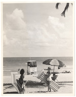 Beach scene, September 1957