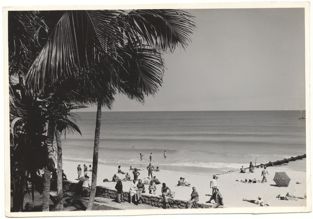 Beach scene, February 1956 - 