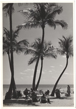 Lummus Park beach scene, March 1957