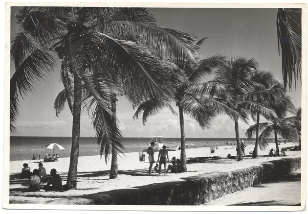 Beach scene, October 1954 - 