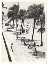 Beach scene, July 1955