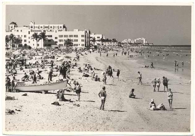 Beach scene, March 1956 - 