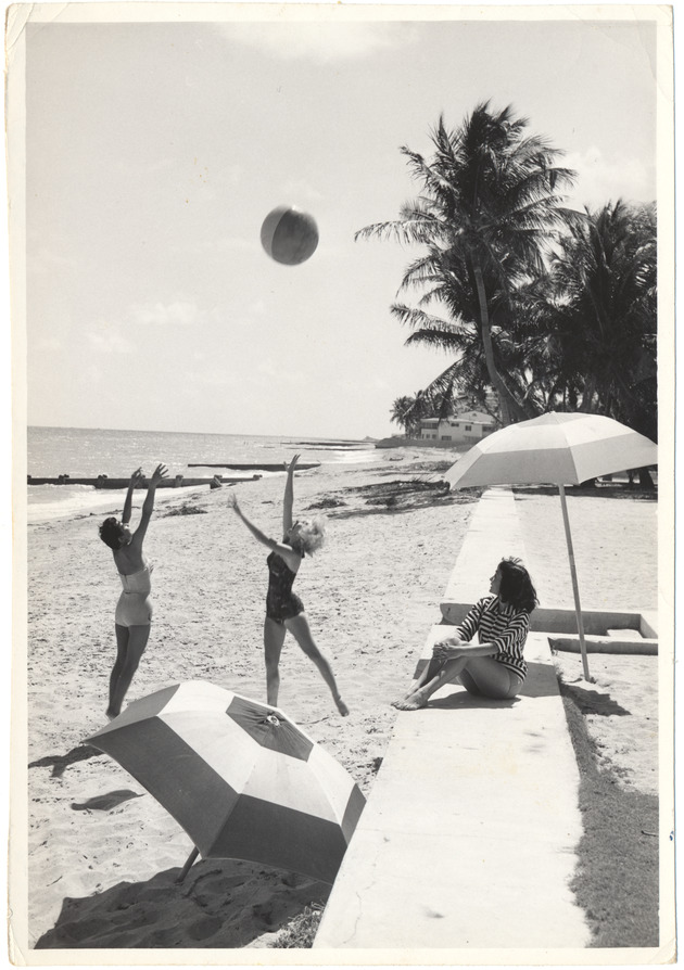 Beach scene, March 16, 1955 - 