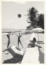 Beach scene, March 16, 1955