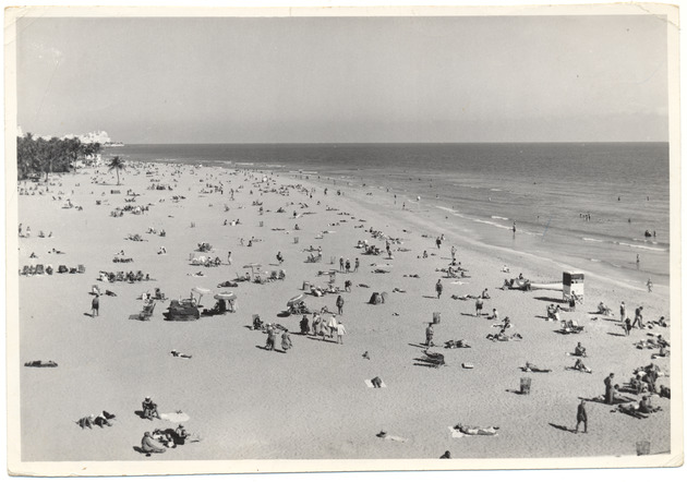 Beach scene, January 4, 1955 - 