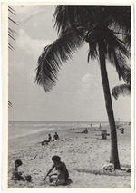 Beach scene, May 1955