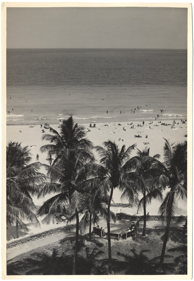 Beach scene, May 1955 - 
